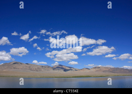 Kargen Hügeln und hohen Plateau See Kosh-Agach, Altai, Sibirien, Russland Stockfoto