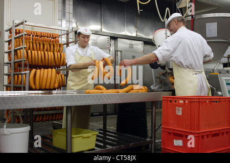 Berufsausbildung als Fleischer Stockfoto