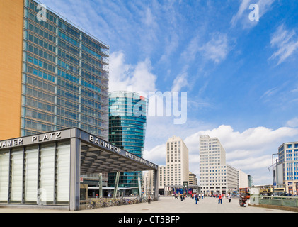 Potsdamer Platz Bahnhof Bahnhof Bahnhof U Bahn Berlin-Mitte Deutschland EU Europa Stockfoto