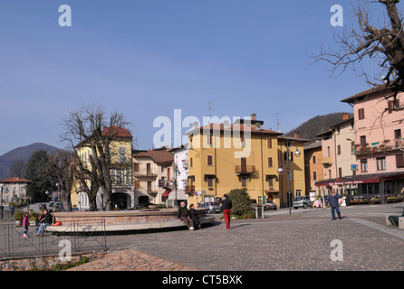 Porto Ceresio, der Provinz Varese, Italien Stockfoto