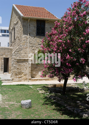 dh Larnaca Fort LARNACA Zypern Larnaka Festung bauen Heimatmuseum mittelalterlichen Innenhof Stockfoto