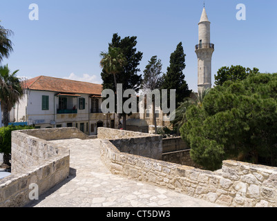 dh Larnaca Fort LARNACA ZYPERN Larnaka Fort Türkische Zementmauern große Moschee Turm Burg Befestigung Stockfoto