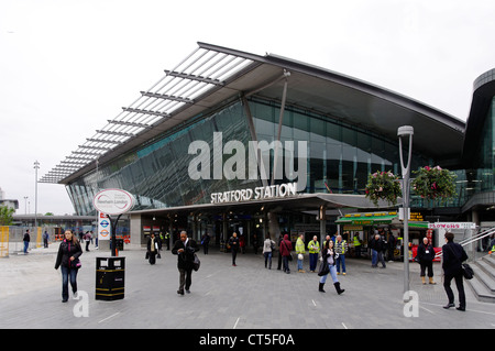 Bahnhof Stratford in London, Großbritannien Stockfoto