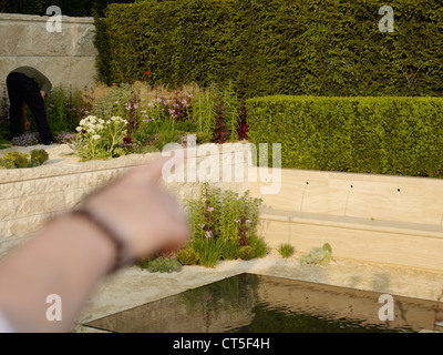 Garten auf der Chelsea Flower Show 2012 Stockfoto