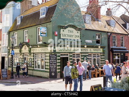 Der Victory Inn Pub in Brighton Lanes Stockfoto