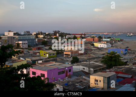 Häuser auf der Insel Cabo, Luanda Angola Stockfoto