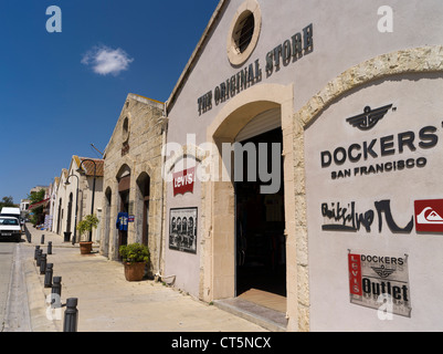 dh alte Stadt FAMAGUSTA Nord Zypern Tourismus Jeans Shop alte Stadt Souvenir-shops Stockfoto