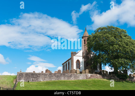 Gebäude, Kirche, Mouswald, Dumfriesshire, Schottland, Stockfoto