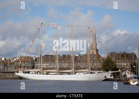 Santa Maria Manuela, Hochschiffe Rennen 1, St Malo, Bretagne, Frankreich Stockfoto