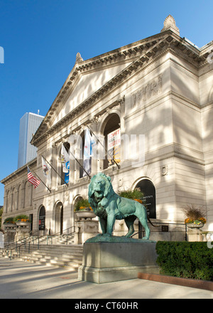 Das Art Institute in Chicago, Illinois, USA. Stockfoto