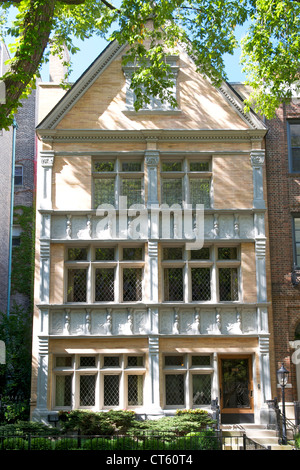 Thomas W Hinde House im Stadtteil Astor in Chicago, Illinois, USA. Stockfoto