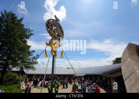 Pilger Oriel Y Parc touristisches Informationszentrum Stockfoto