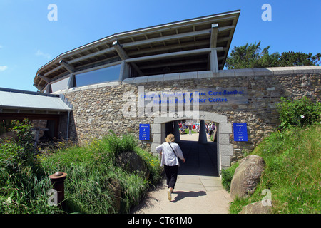 Pilger Oriel Y Parc touristisches Informationszentrum Stockfoto