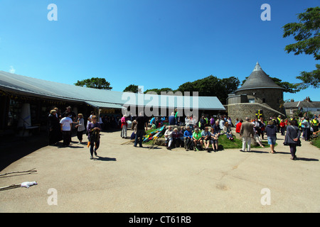 Pilger Oriel Y Parc touristisches Informationszentrum Stockfoto