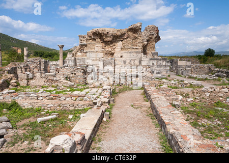 Kirche der Jungfrau Maria, auch bekannt als der Rat Kirche, Ephesus, Türkei Stockfoto