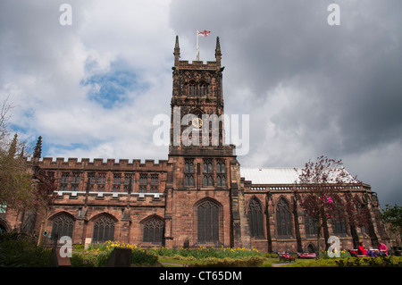 Stiftskirche St. Peter in Wolverhampton, West Midlands, England Stockfoto