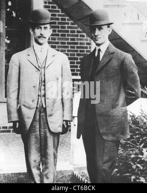 Orville und Wilbur Wright Stockfoto