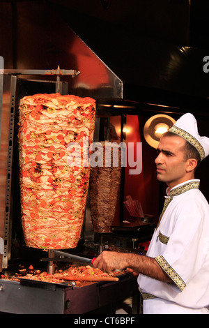 Kebab Restaurant, Istanbul, Türkei Stockfoto