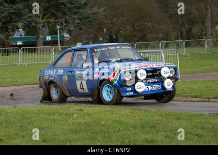 Die berühmten Eaton Yale Escort MK2 Rally Car demonstrieren am RaceRetro Stockfoto