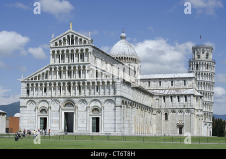 Dom, Schiefer Turm von Pisa, Pisa, Italien Stockfoto