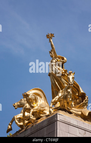 Maine Denkmal des Händlers Tor, Central Park, Manhattan, New York City, New York Stockfoto