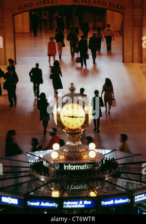 Uhr im Grand Central Terminal NYC Stockfoto