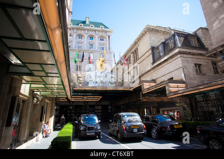 Savoy Hotel Savoy Gericht, Strand, Zentrum von London, England, Vereinigtes Königreich Stockfoto