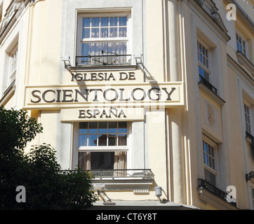 Scientology-Kirche in Madrid, Spanien Stockfoto