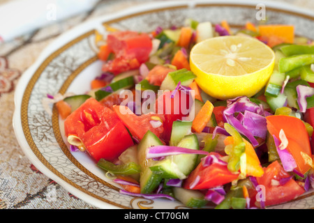 Gemischter Salatteller, Ägypten Stockfoto