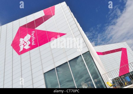 Turner Contemporary Galerie Margate London Olympics Festival-logo Stockfoto