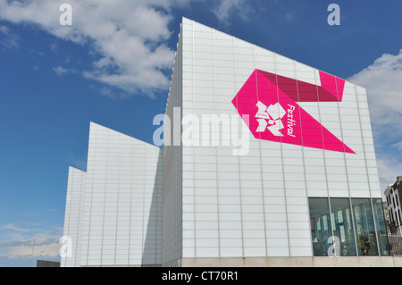 Turner Contemporary Galerie Margate London Olympics Festival-logo Stockfoto