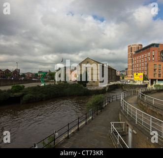 Kornkammer Wharf in Leeds Stockfoto