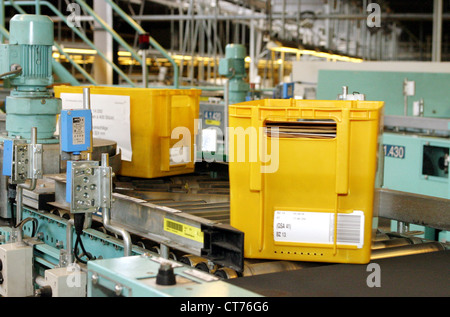 Frachtpostzentrum der Deutschen Post AG, Berlin Stockfoto