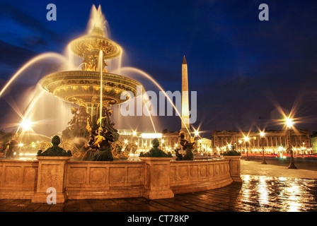 Platz De La Concorde, Paris Stockfoto