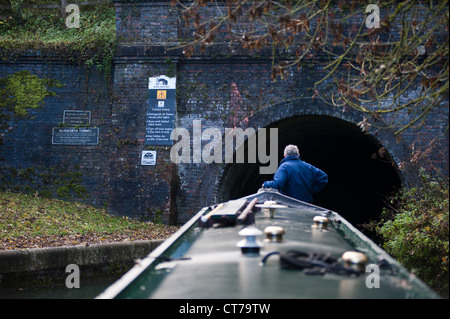 Eingang zum Blisworth Tunnel am grand union Canal, Stockfoto