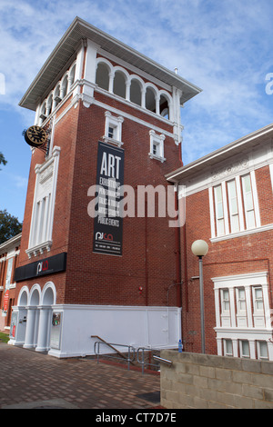 Pica philosophischen Gebäude in Perth, Western Australia, Perth Cultural Center, Northbridge. Stockfoto