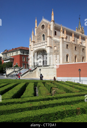 Spanien, Madrid, Iglesia de San Jeronimo, echte Wissenschaft, Stockfoto