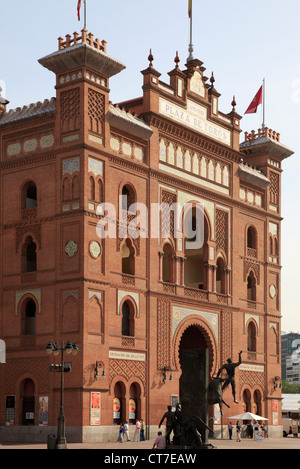 Spanien, Madrid, Plaza de Toros Monumental de Las Ventas, Stierkampfarena, Stockfoto