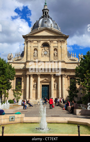 Frankreich, Paris, Place De La Sorbonne, Église De La Sorbonne, Universität, Stockfoto