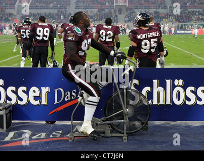 RHEIN FIRE, American Football in Düsseldorf Stockfoto