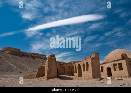 Blick von der zoroastrischen Tower of Silence in Yazd, Iran Stockfoto