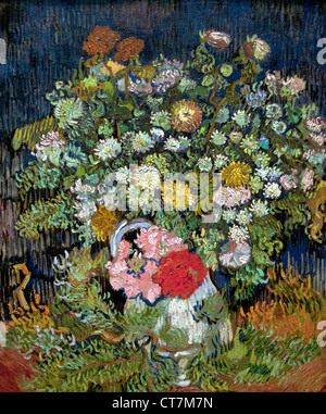 Blumenstrauß in einer Vase 1890 Vincent Van Gogh 1853-1890 holländischen Niederlanden Stockfoto