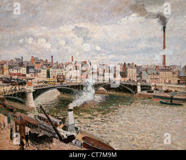 Morgen einen bewölkten Tag Rouen 1896 Camille Pissarro 1830-1905 Frankreich Französisch Stockfoto