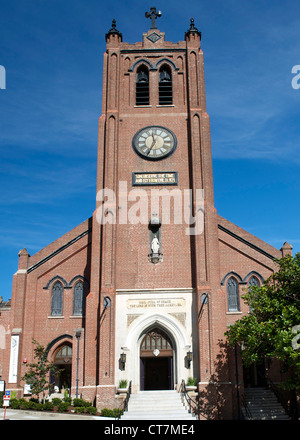 Alte Kathedrale der Heiligen Maria der Unbefleckten Empfängnis im Stadtteil Chinatown von San Francisco, Kalifornien, USA. Stockfoto