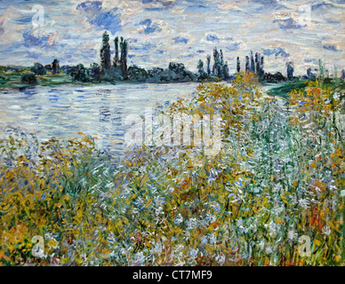 Ile Aux Fleurs in der Nähe von Vetheuil 1880 Claude Monet 1840-1926 Frankreich Französisch Stockfoto