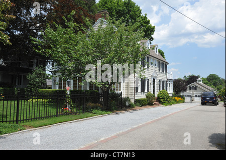 Das Haus, in dem der Amityville Horror statt. Wie sah es im Juli 2012 Stockfoto