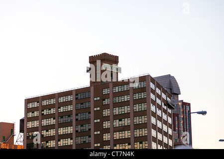 Jehovas Zeugen der Wachturm Bibel und Tract Society of New York Gebäudehülle, Brooklyn Stockfoto