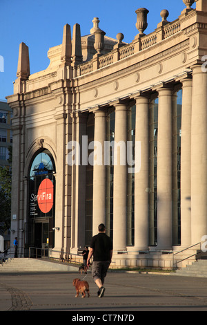 Spanien, Katalonien, Barcelona, Palau de Congressos, Kongresszentrum, Stockfoto