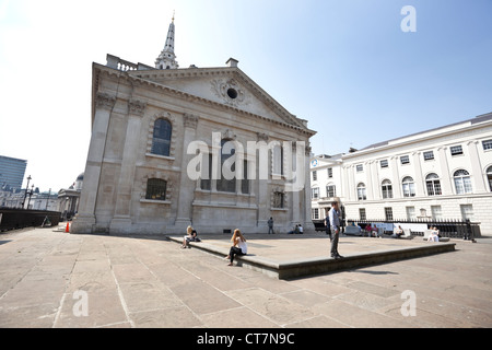 Rückansicht des St. Martin ist im Bereich Kirche, London, England, UK Stockfoto