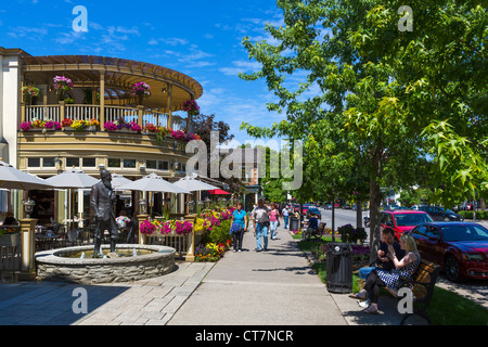 Die Shaw-Cafe auf der Queen Street, Niagara-on-the-Lake, Ontario, Kanada Stockfoto